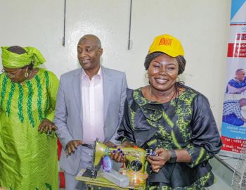 Cérémonie de remise des kits à 150 jeunes bénéficiaires formés en couture par le Centre Tachadia