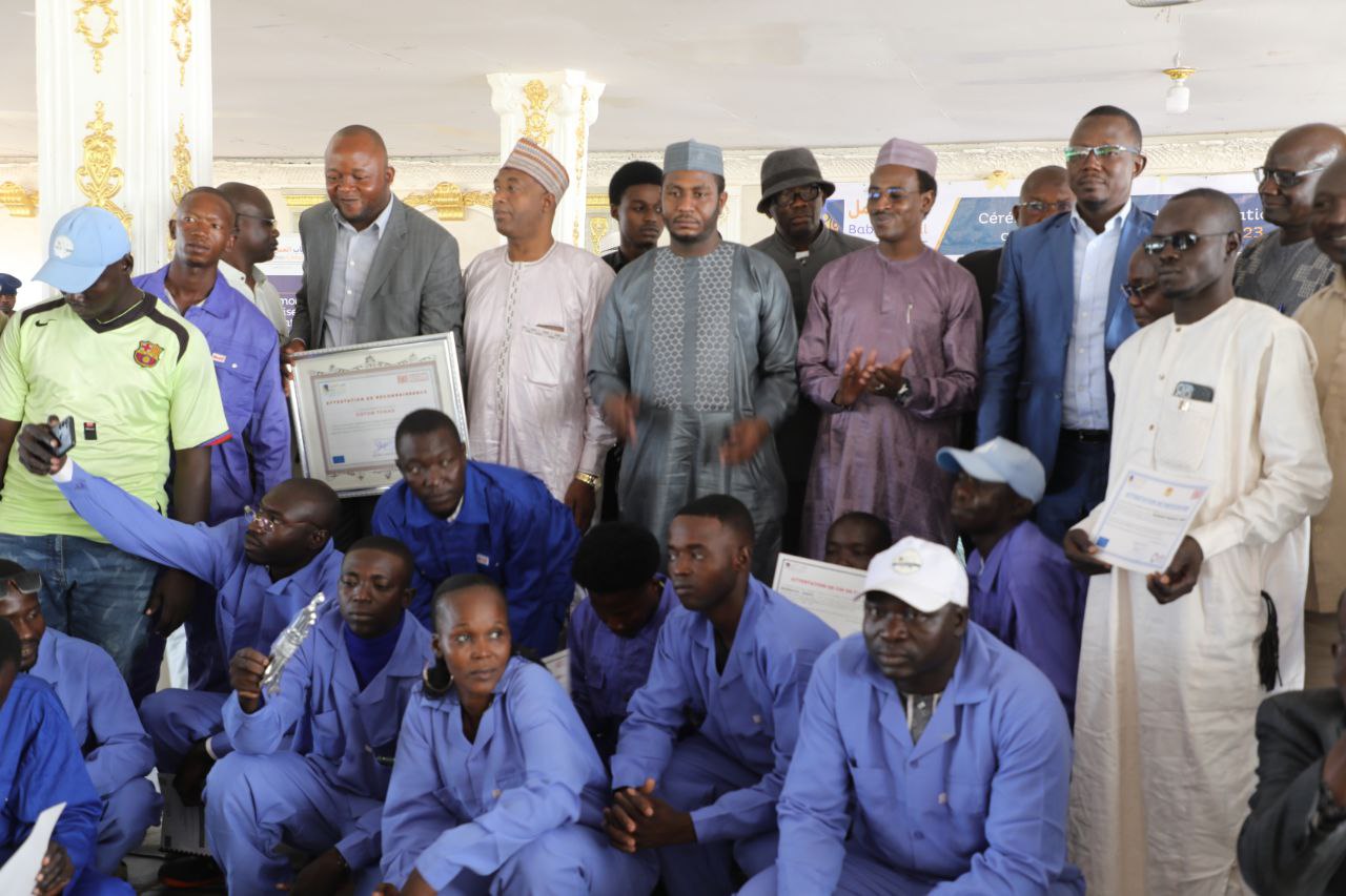 Cérémonie de remise des attestations et kits aux lauréats de la 2ème cohorte du Projet Bab Al Amal